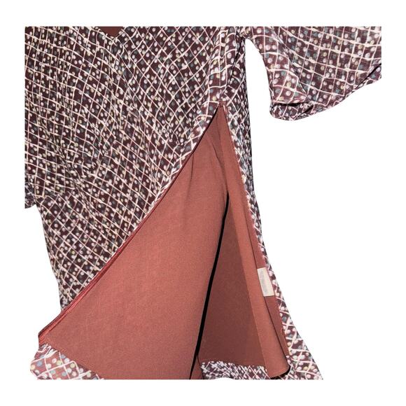 Vintage Covington Babydoll Top Womens 10 Feminine Y2K 90s Flowy Forest Fairy - Picture 3 of 6